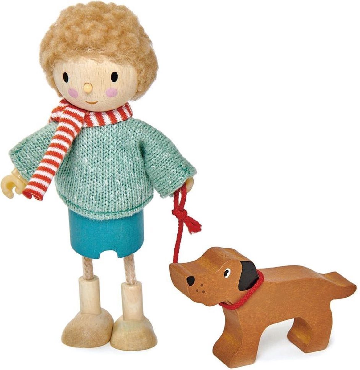 Popje Mr. Goodwood en hond | Tender Leaf Toys